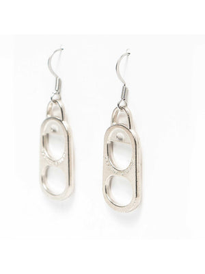 alt="alt earrings from recycled pop tops - escama studio"