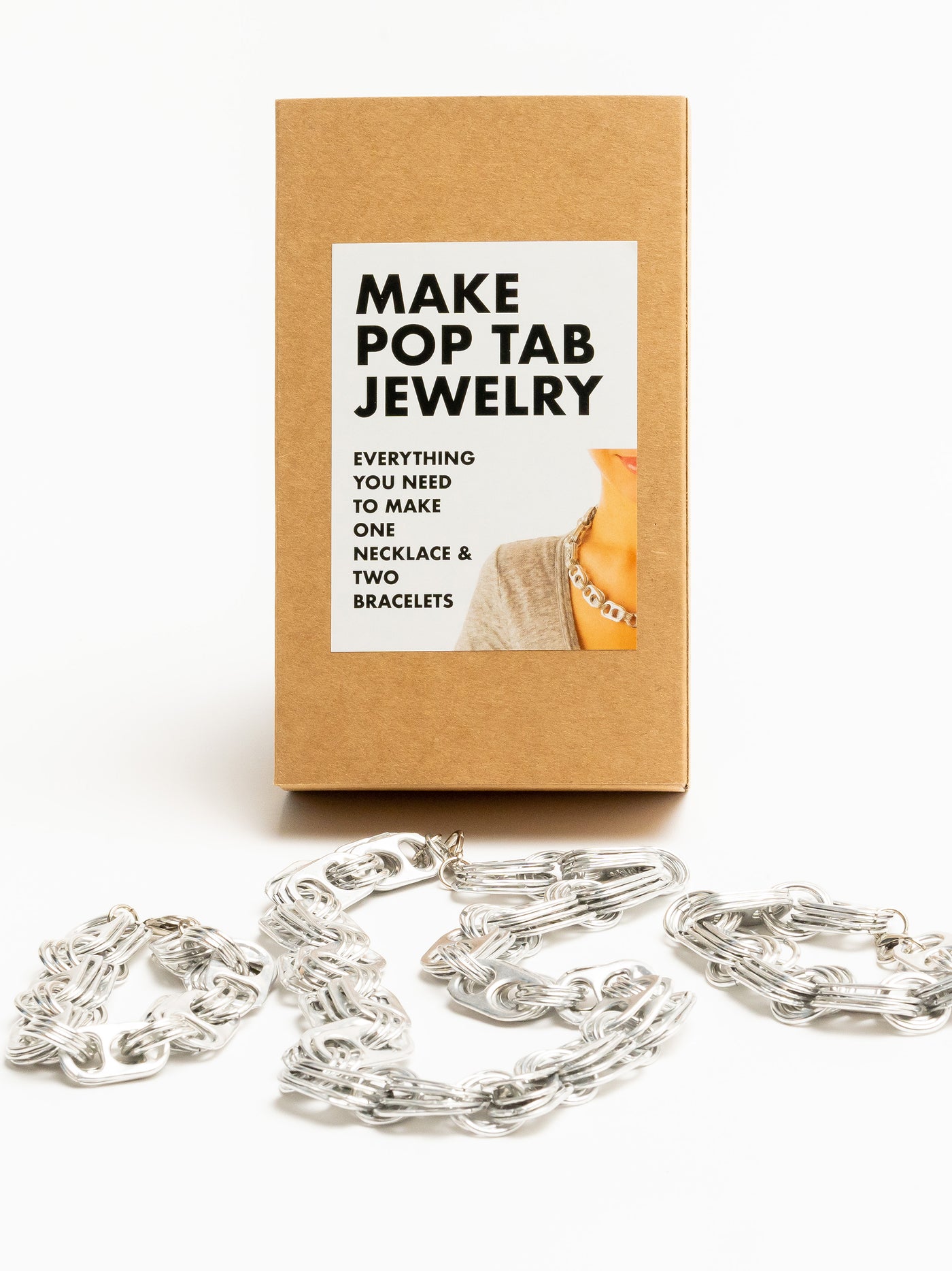 alt="soda pop tab jewelry kit - make pop tab jewelry escama studio"