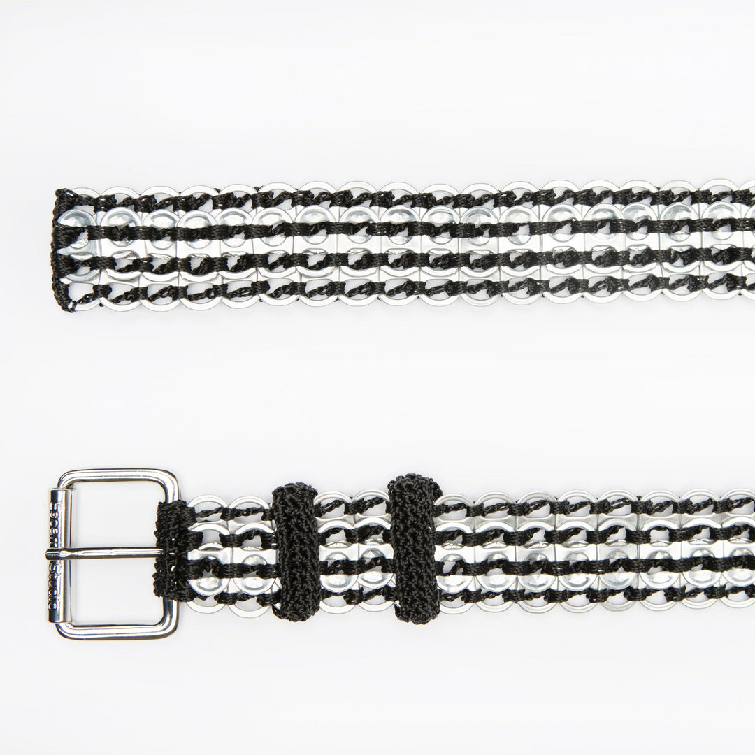 Soda Tab Belt | Silver Belt For Sustainable Outfits - Escama