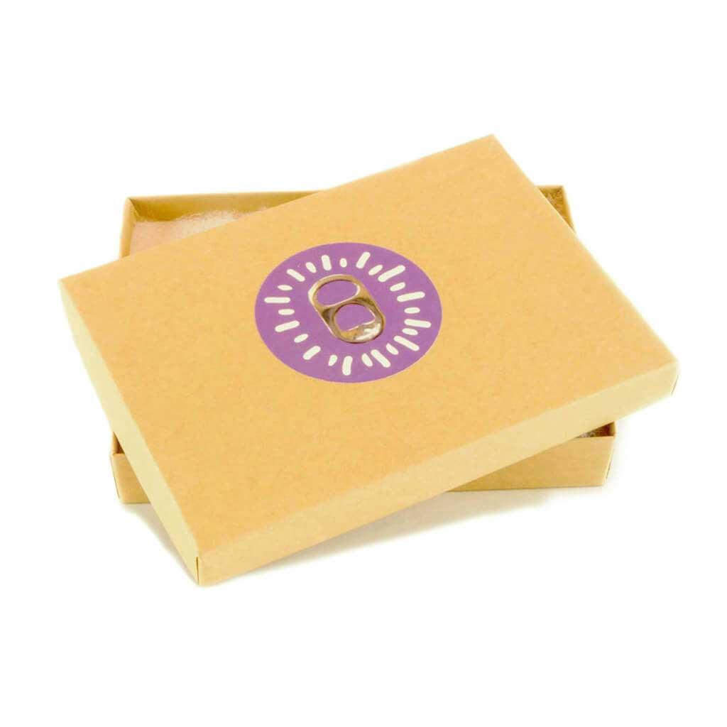 alt="escama studio gift boxed recycled jewelry"