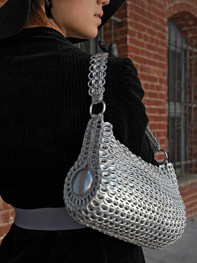 alt="silver purse danubia soda tab purse"