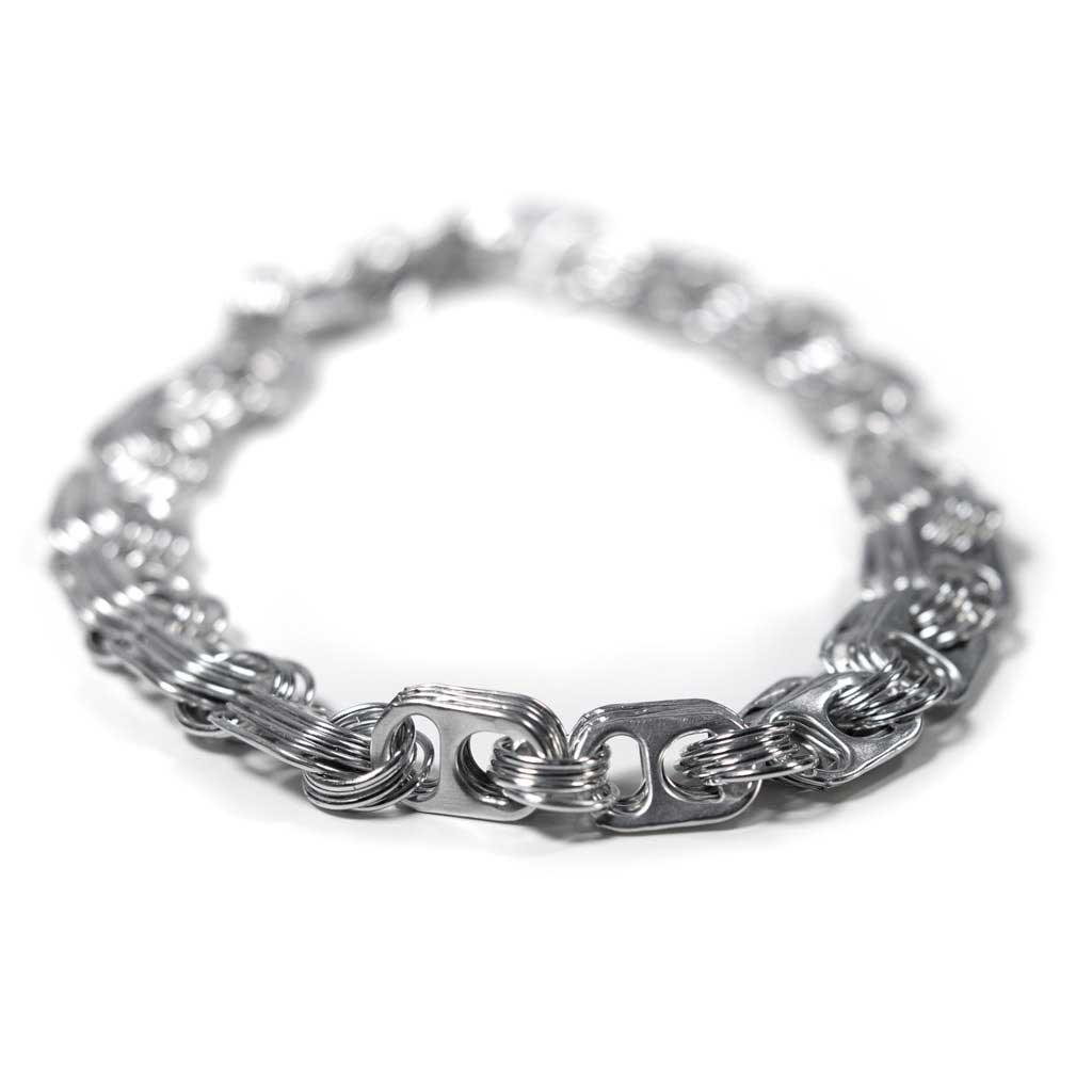 alt="jewelry making kit soda pop tab necklace from Escama Studio"