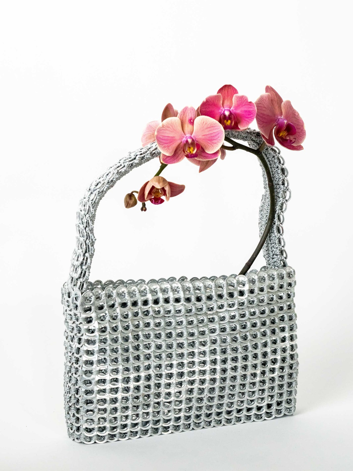 Socorro Handmade Recycled Bag Silver Escama Studio